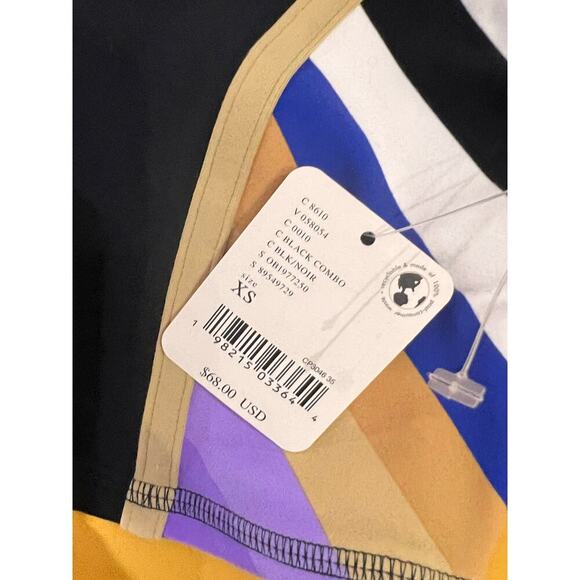 NWT FP Movement Womens Never Better Colorblock Cropped Tank Top Black Size XS - Picture 6 of 8